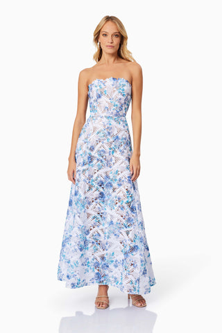 Elliatt Savannah Maxi Dress - Blue Multi