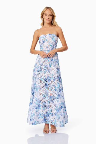 Elliatt Savannah Maxi Dress - Blue Multi