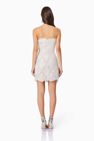 Elliatt Harper Mini Dress - Ivory Nude