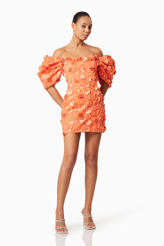 Elliatt Bluebell Mini Dress - Orange