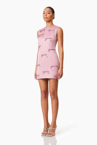 Elliatt Rose Shift Dress - Blush