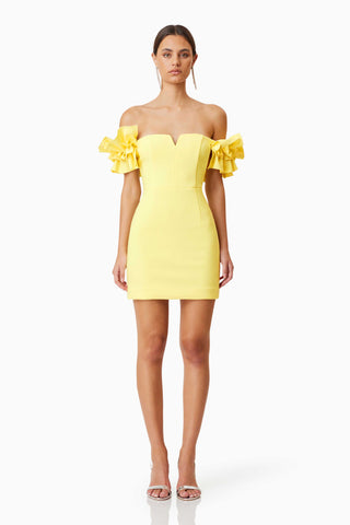 Elliatt Nola Mini Dress - Yellow