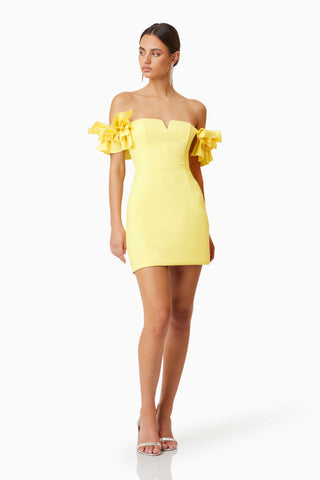 Elliatt Nola Mini Dress - Yellow