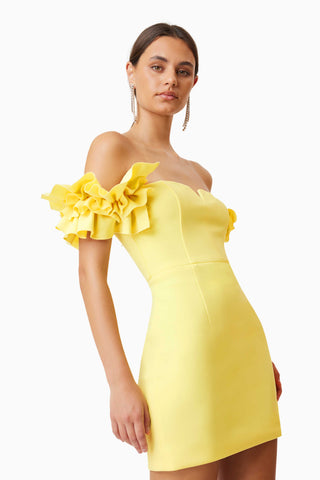 Elliatt Nola Mini Dress - Yellow