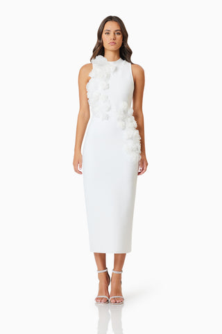 Elliatt Whitetail Midi Dress - Ivory