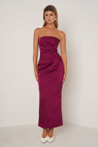 Elle Zeitoune Eliza Dres - Plum