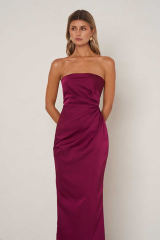 Elle Zeitoune Eliza Dres - Plum