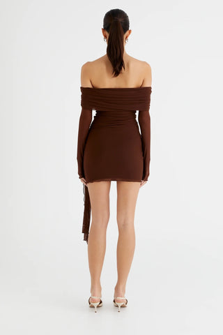 Benni Yasmin Mini Dress - Cacao