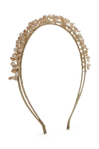 Morgan & Taylor Crystal Headpiece - Gold