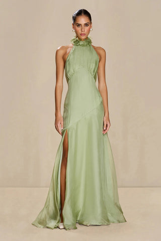 Sonya Noelle Gown - Moss