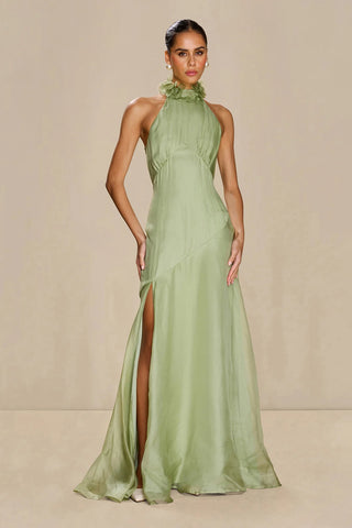 Sonya Noelle Gown - Moss