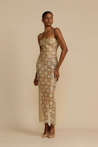 Arcina Ori Kendra Dress - Gold