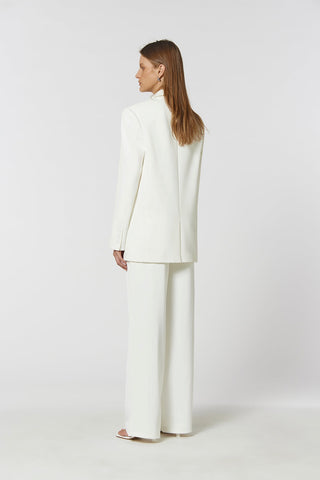 Kianna Shim Flare Pant - Ivory