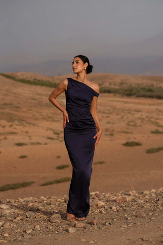 Elle Zeitoune Kaira Dress - Midnight Blue