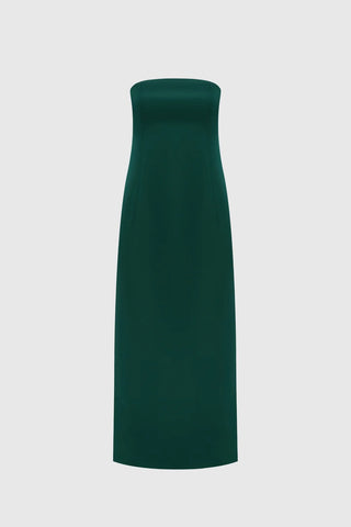 Leo Lin Rayna Bustier Maxi Dress - Emerald