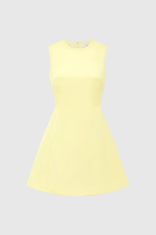 Leo Lin Chloe Sleeveless Mini Dress - Sorbet Yellow