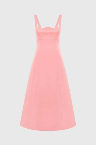 Leo Lin Odette Midi Dress - Strawberry Pink