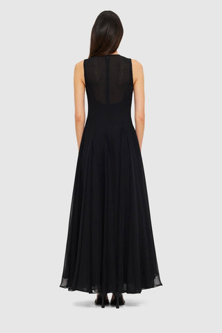 Leo Lin Linnea Embellished Maxi Dress - Ebony