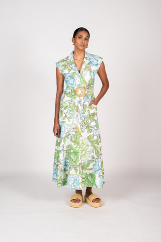 La Maise Vera Midi Dress - Country Garden