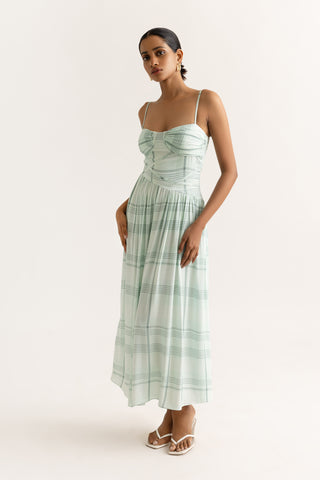 Summer Away Lima Dress - Tartan Plaid