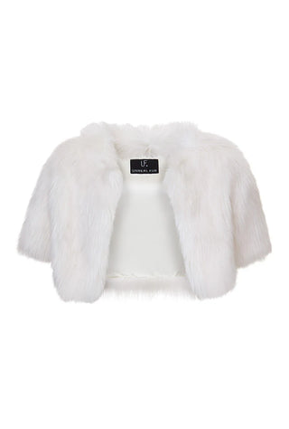 Unreal Fur Love a Fur Bolero - Ivory