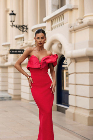 Elle Zeitoune Naomi Dress - Red