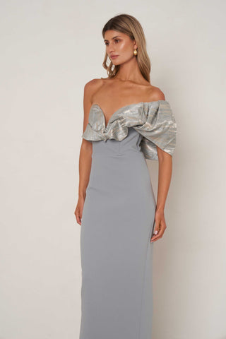 Elle Zeitoune Naomi Dress - Slate Blue