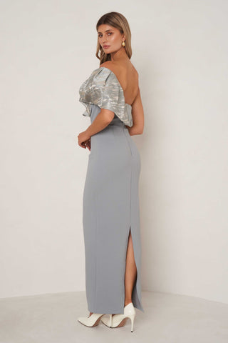 Elle Zeitoune Naomi Dress - Slate Blue