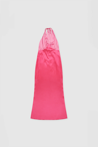 The Wolf Gang Oahu Slip Dress - Hot Pink