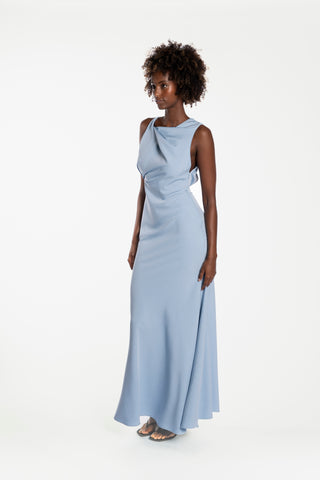 One Fell Swoop Kota Maxi Dress - Denim Blue