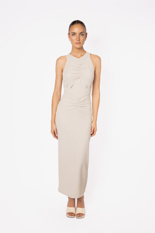 One Fell Swoop Aoki Tank Dress - Wheat