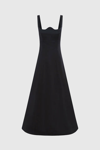 Leo Lin Odette Midi Dress - Ebony