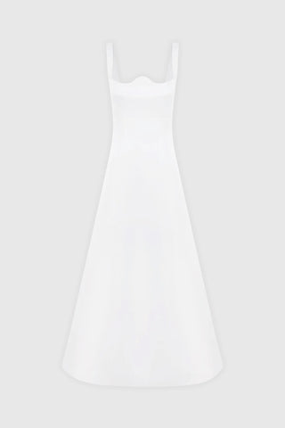 Leo Lin Odette Midi Dress - Snow