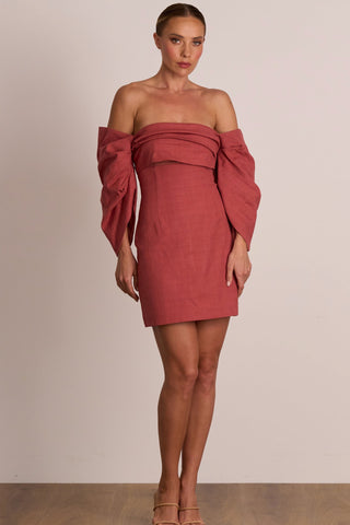 Pasduchas Platinum Party Dress - Rosewood