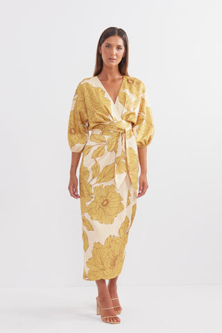 Pasduchas Favourite Wrap Midi - Golden