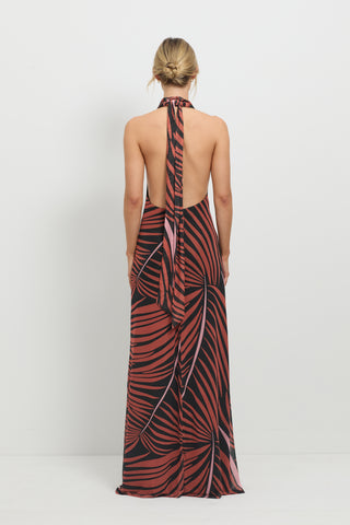 Pasduchas Tropico Funnel Maxi Dress - Sundown