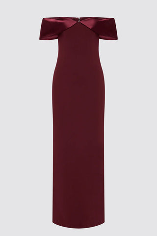 Sonya Alehi Dress - Merlot