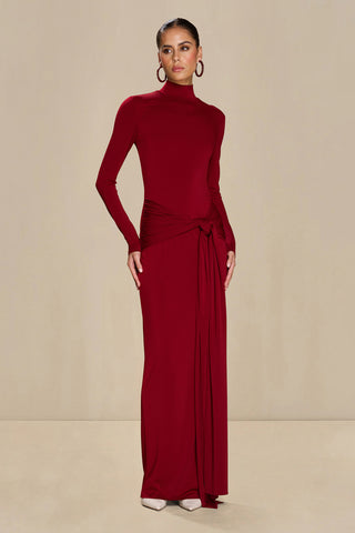 Sonya Aurelia Gown - Merlot