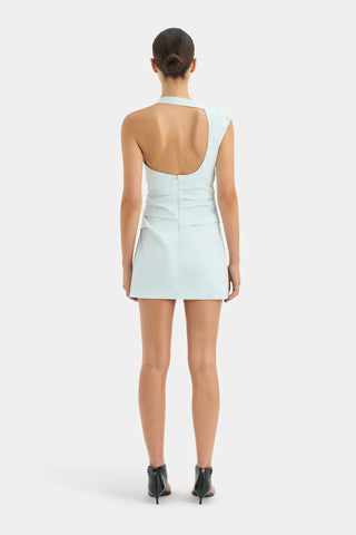 Sir the Label Azul Gathered Mini Dress - Ice Blue