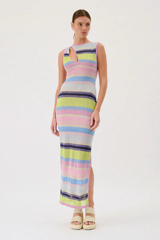 Suboo Zephyr Cut Out Sleeveless Maxi Dress - Multi