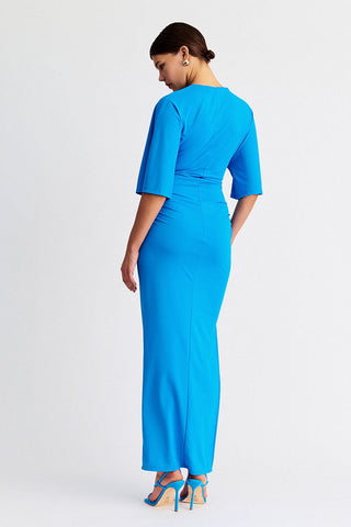 Suboo Ivy Cap Sleeve Maxi - Azure