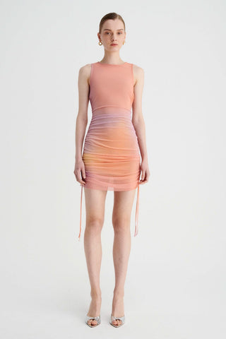 Suboo Venus Rouched Mini Dress - Ombre