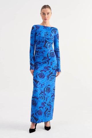 Suboo Verona Long Sleeve Maxi - Blue Rose