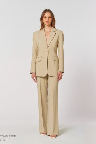 Kianna Greta Pant - Oyster