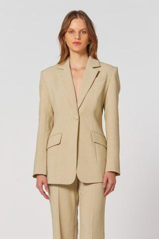 Kianna Greta Blazer - Oyster