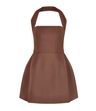 Odd Muse The Ultimate Muse Structured Mini Dress - Chocolate