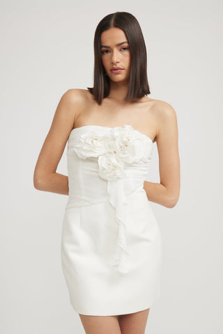 Tojhà Loral Dress - Ivory