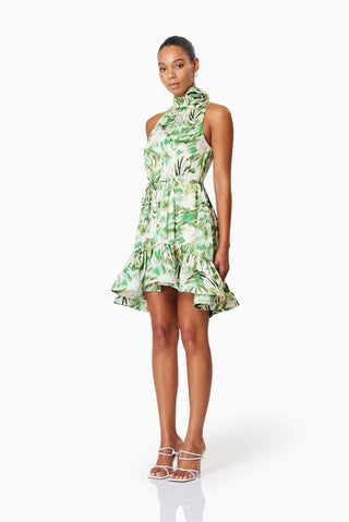 Elliatt Georgia Day Dress - Green Multi