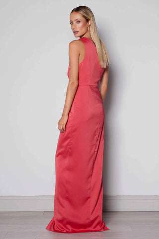 Elle Zeitoune Wenona Dress - Coral