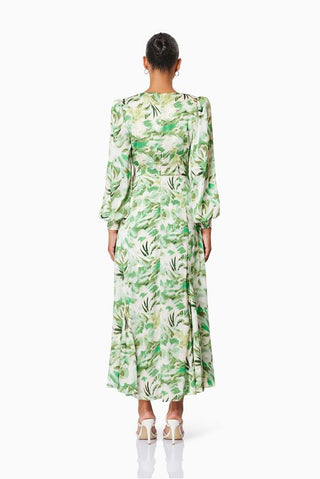 Elliatt Georgia Maxi Dress - Green Multi